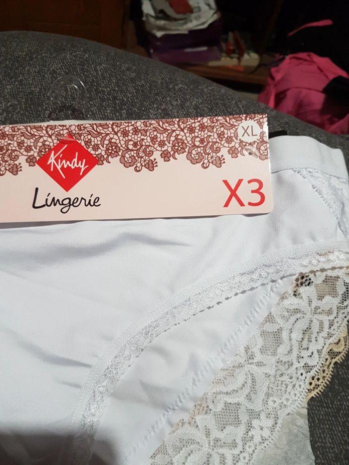 Culotte dentelle kindy lingerie  taille 5 ou XL - photo numéro 2