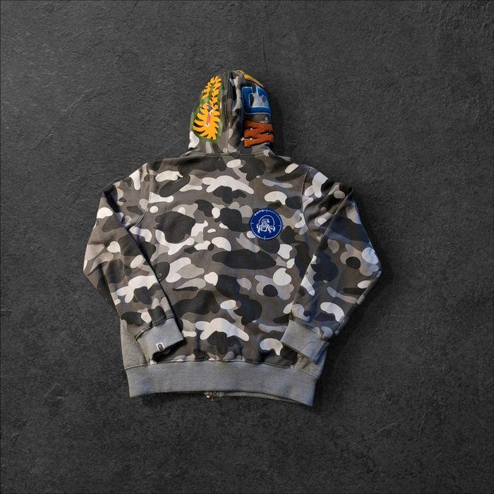 Veste Zip Capuche Sweat A Bathing ApE Bape Taille L Patch - photo numéro 3