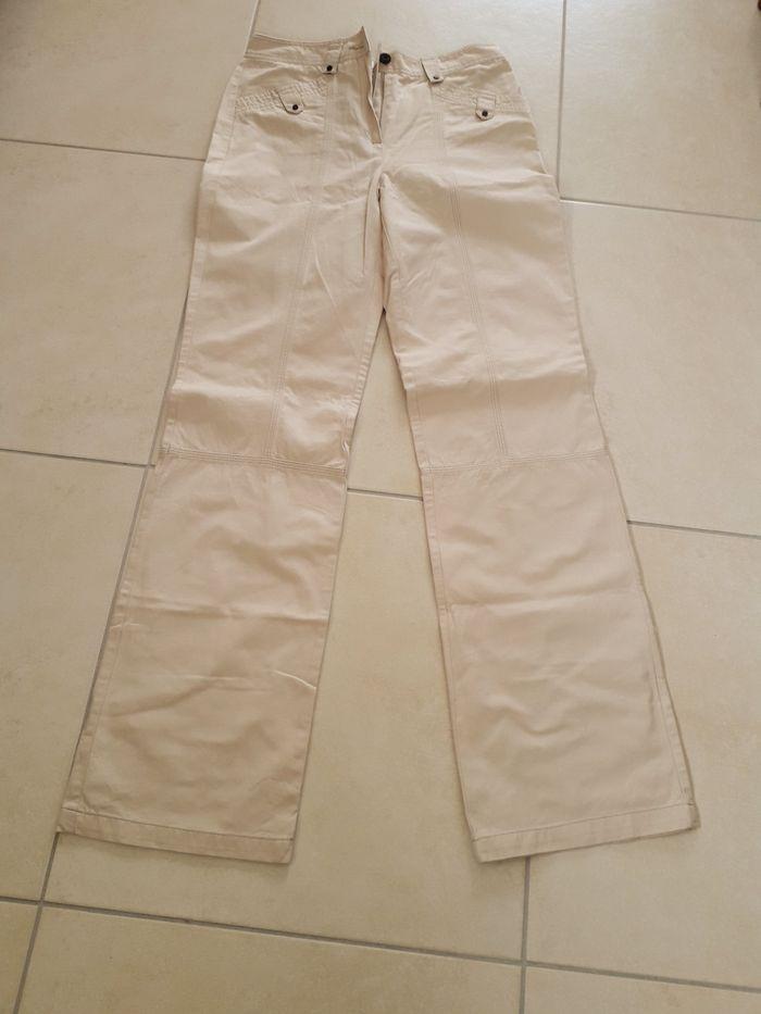 Pantalon toile t 38 - photo numéro 1