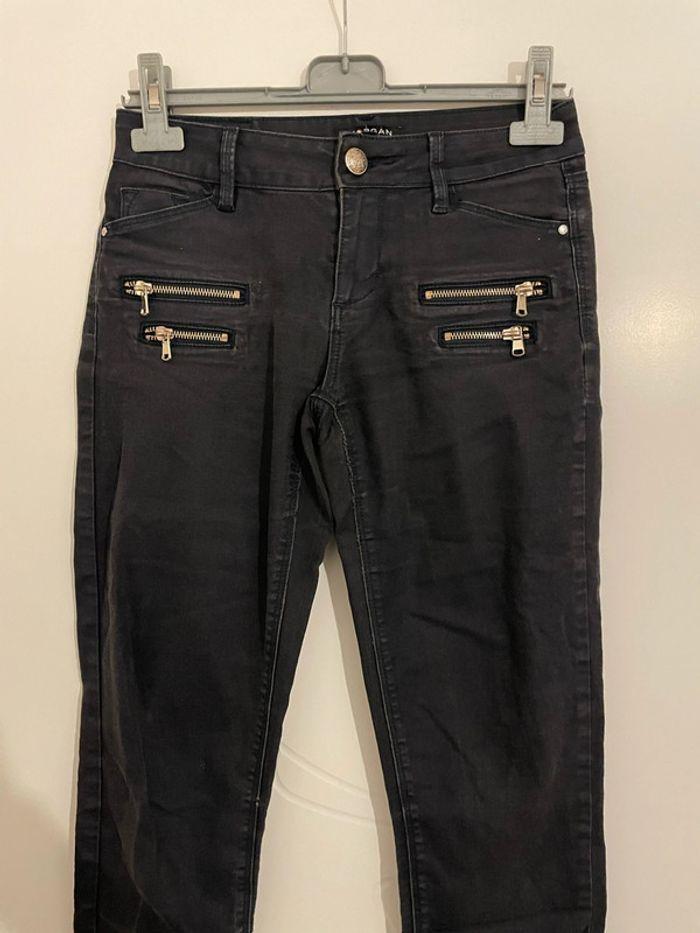 Pantalon jean bleu marine coupe skinny Morgan taille 34 - photo numéro 2