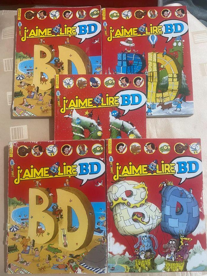 Lot de 5 revues J’aime lire BD rares Bayard éditions jeunesse enfant - photo numéro 1