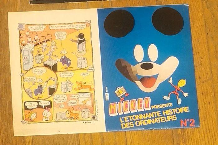 Lot 4 anciens livrets mickey ordinateur - photo numéro 3