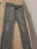 Jeans gris 4/5