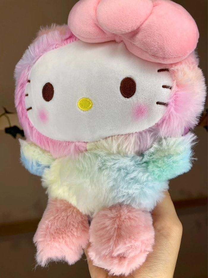 Peluche Hello Kitty coloré - photo numéro 4