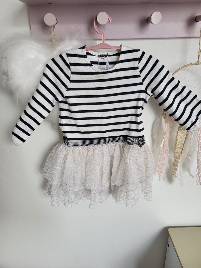 Robe marinière Petit Bateau 18 mois - photo numéro 2