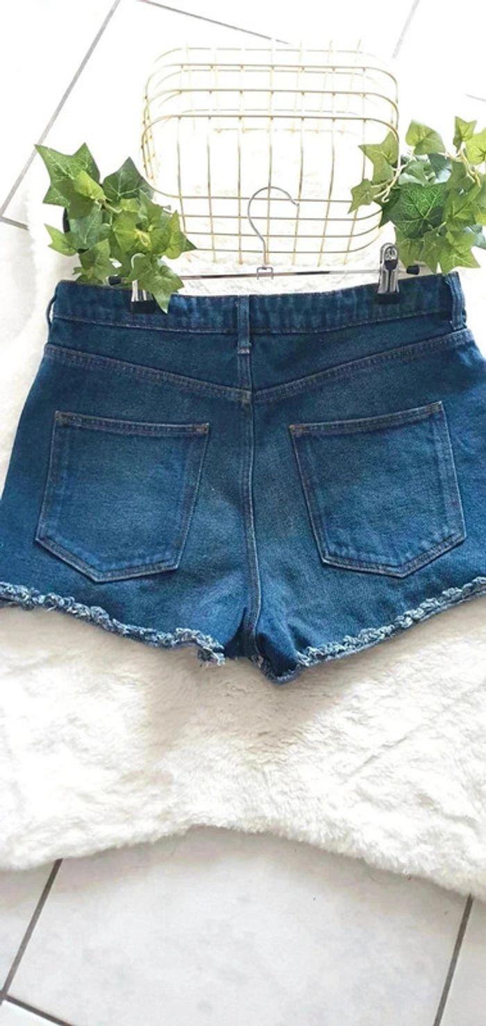 Short en jean taille haute - H&M - Taille XL : 42 - photo numéro 5