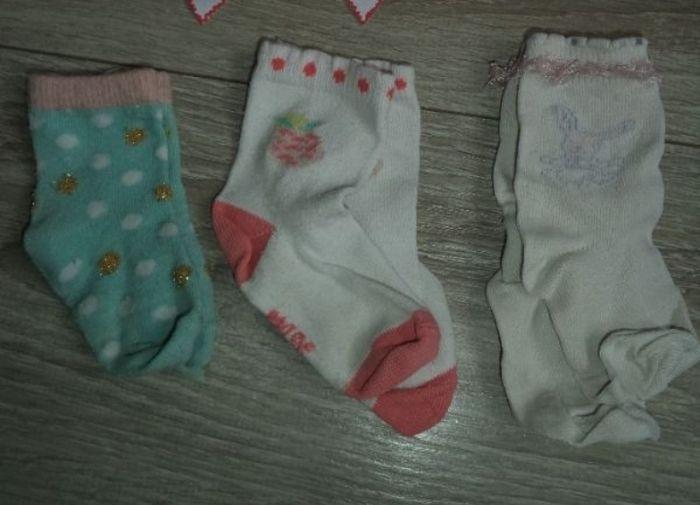 Lot 9 : 3 paires de chaussettes bébé