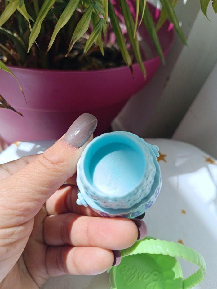 Panier osier bleu blue vert green Pâques barbie mattel color reveal 2020 easter basket - photo numéro 4