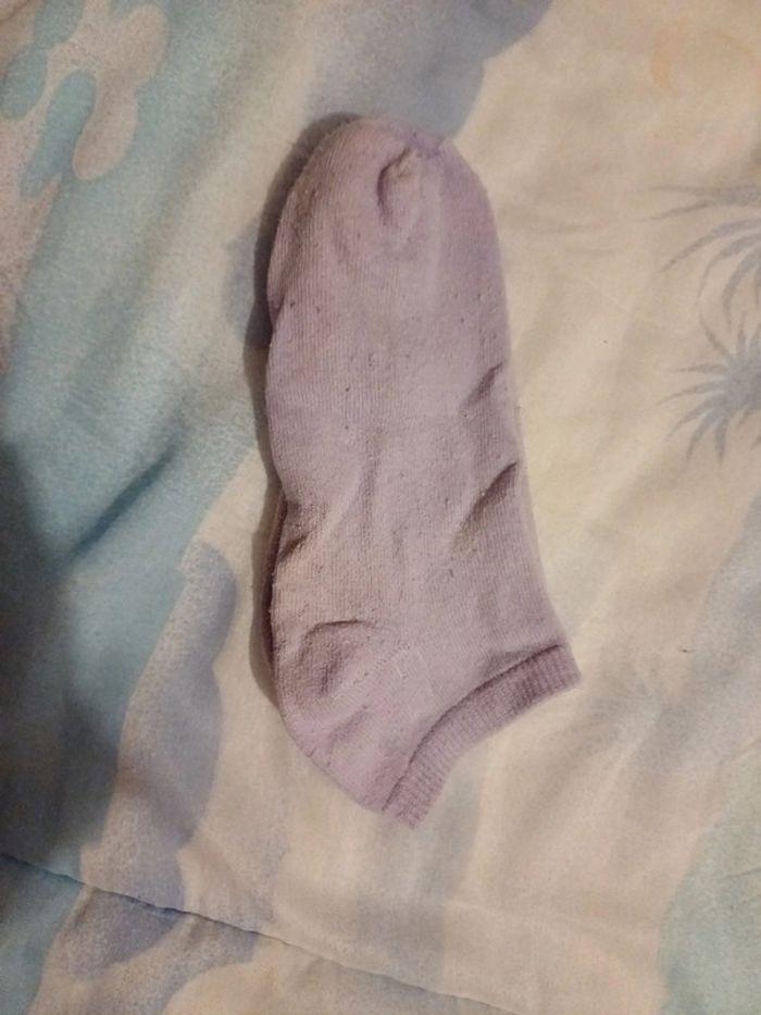 Paire de chaussettes violettes