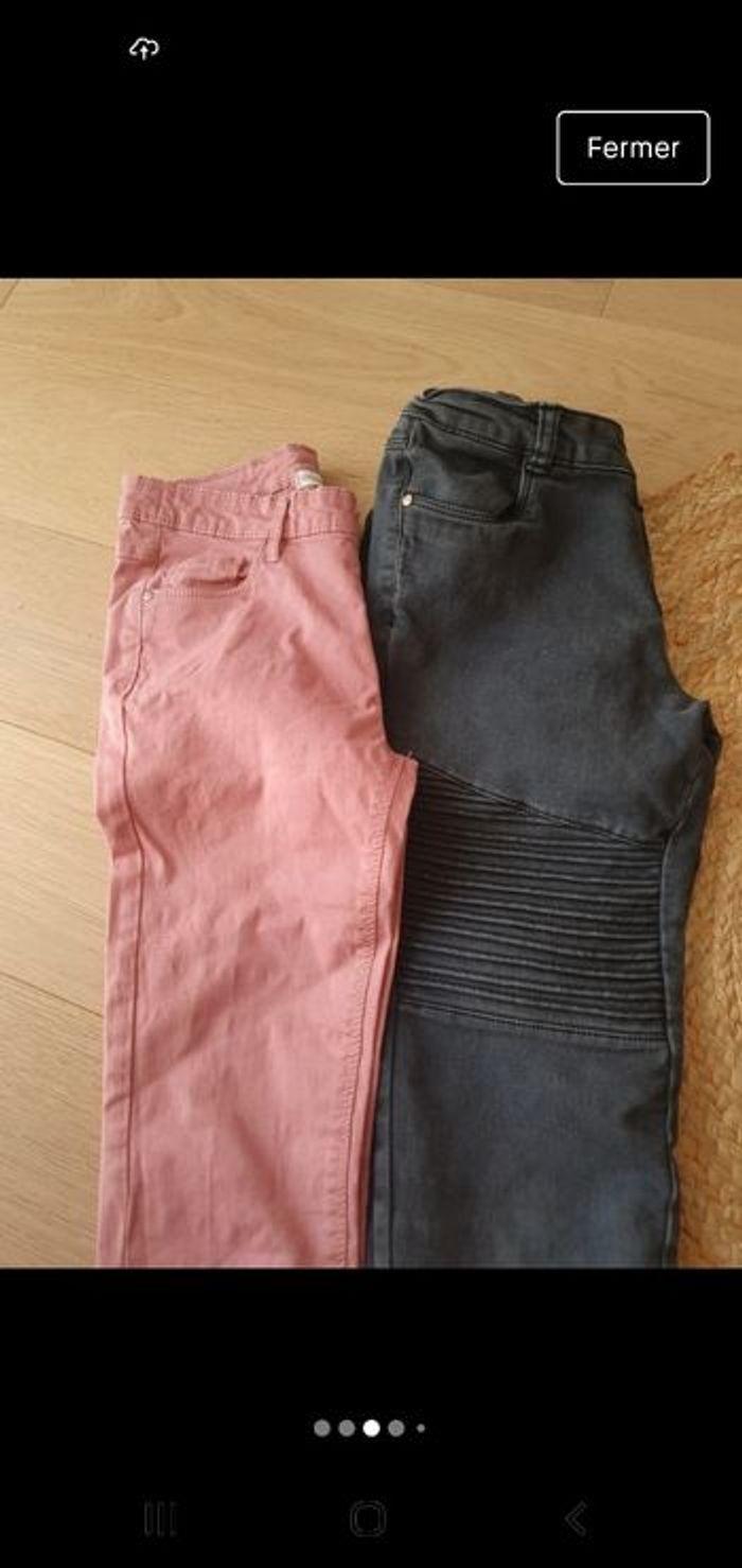 2 pantalons 12ans - photo numéro 3