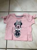 T shirt manches courtes minnie 3 mois