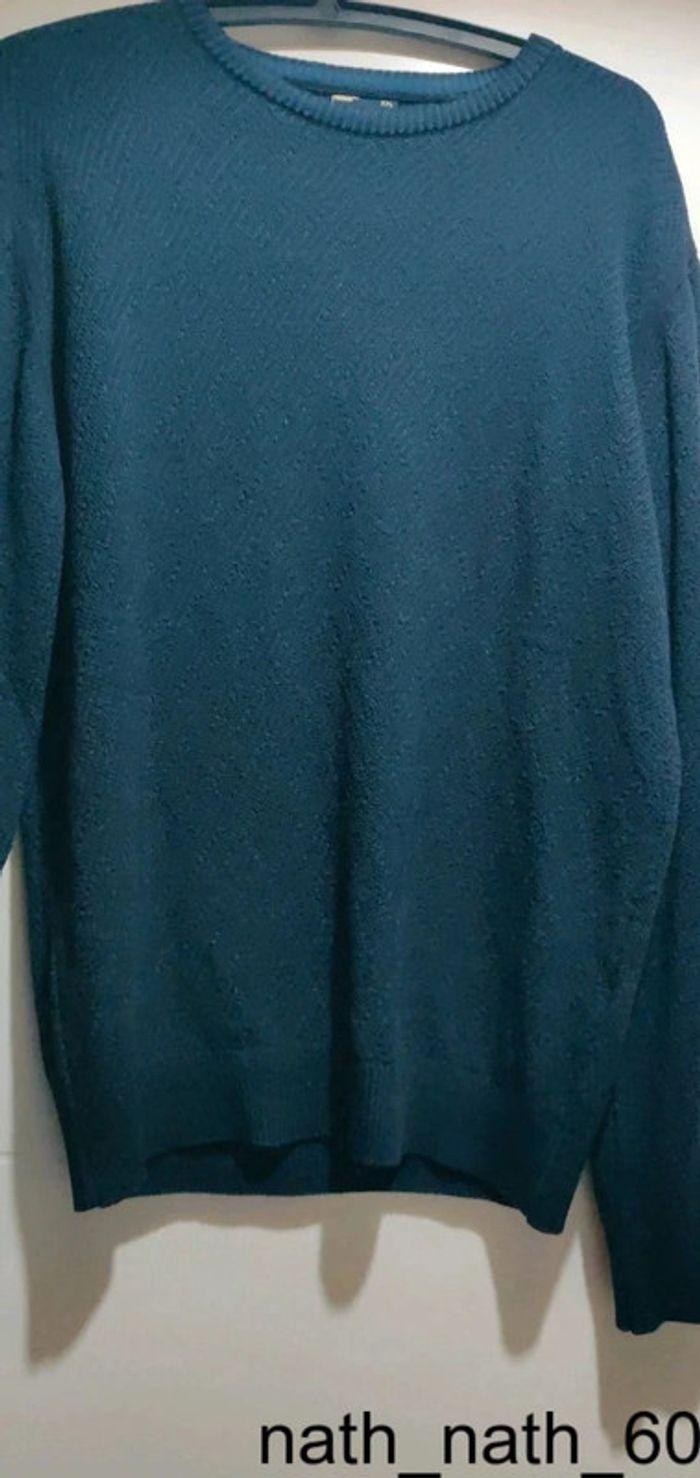 Pull bleu marine homme - photo numéro 1