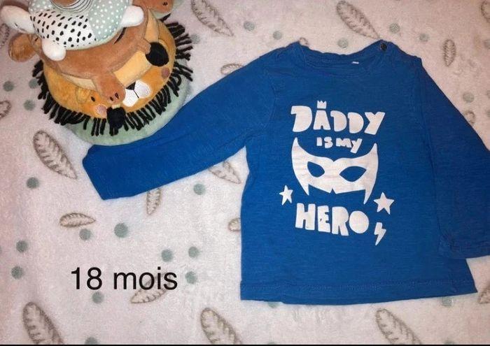 Teeshirt manches longues bébé garçon 18 mois