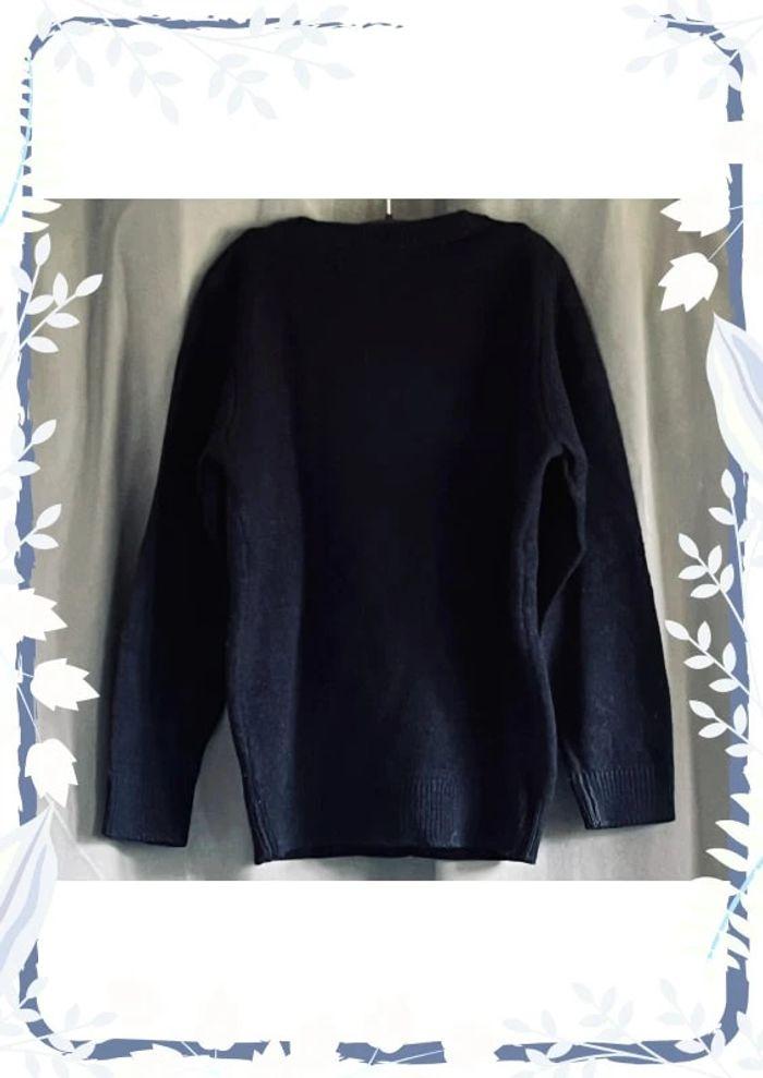 Pulls de Noel bleu marine Tex 7/8ans - photo numéro 2