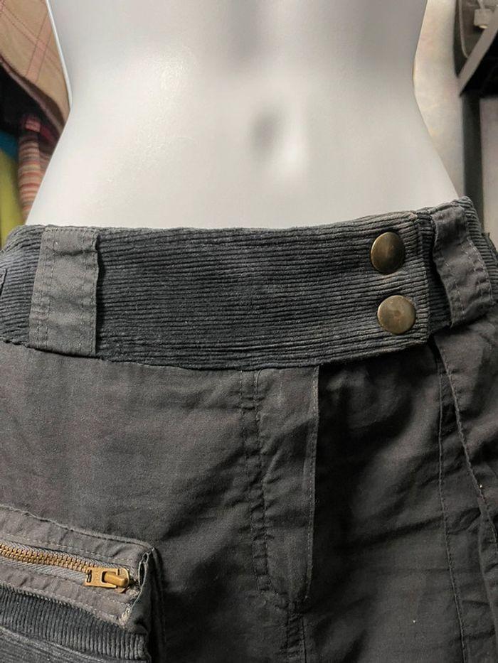 Y2K jupe style cargo bleu gris S - photo numéro 4