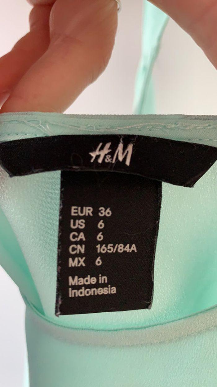 Débardeur H&M bleu vert pastel - photo numéro 4