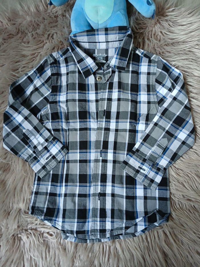 Superbe chemise à carreaux Garanimals taille 4 ans - photo numéro 2