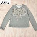 Pull gris  Zara  Taille  M