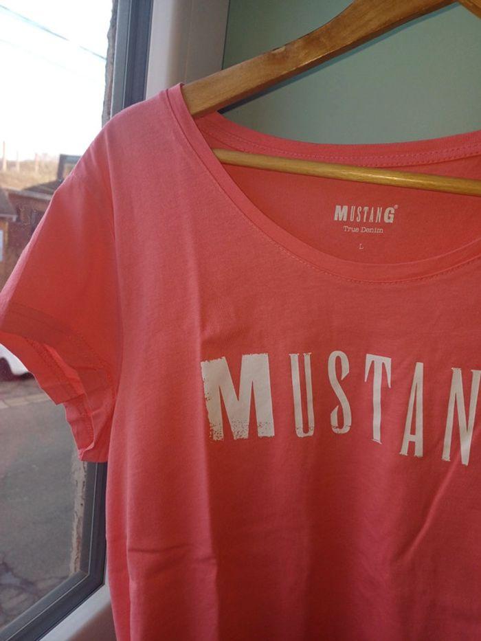 T-shirt Mustang corail - photo numéro 5