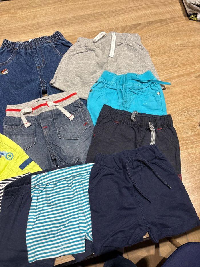 Lot de 11 shorts garçon 6 mois - photo numéro 3