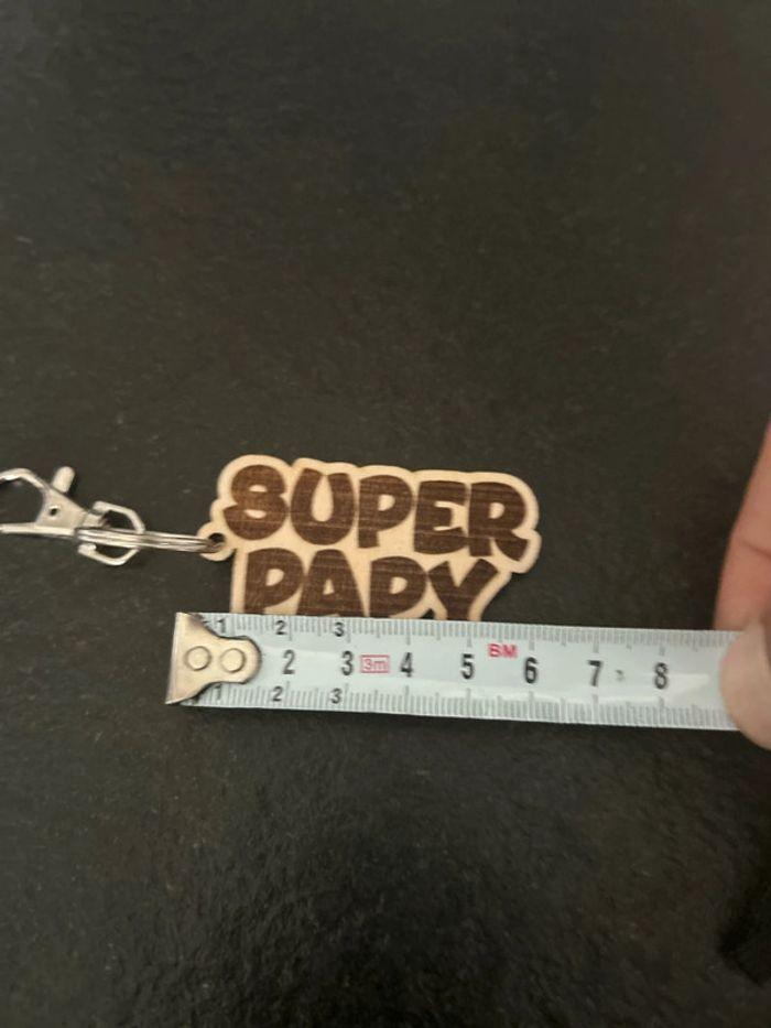 Porte-clés  " super papy " - photo numéro 3