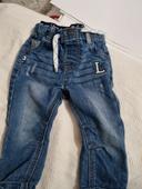 Jeans bleu lulu castagnette 18 mois