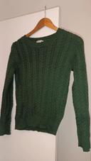 Pull hiver femme taille s vert sapin H&M Basics