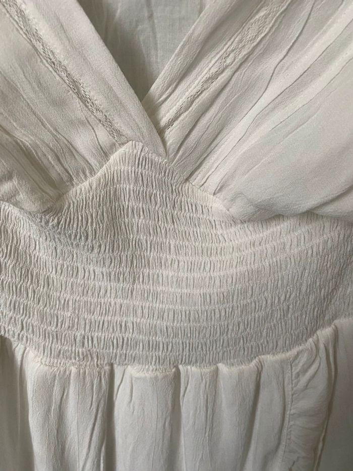 Robe blanche légère chic été - photo numéro 3