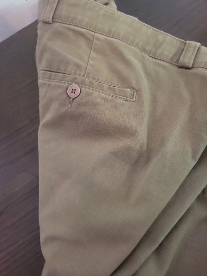 Pantalon chino kaki clair taille 52 - photo numéro 3