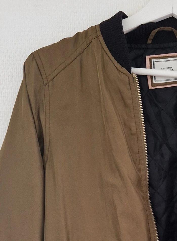 Veste type bomber kaki intersaison - photo numéro 2