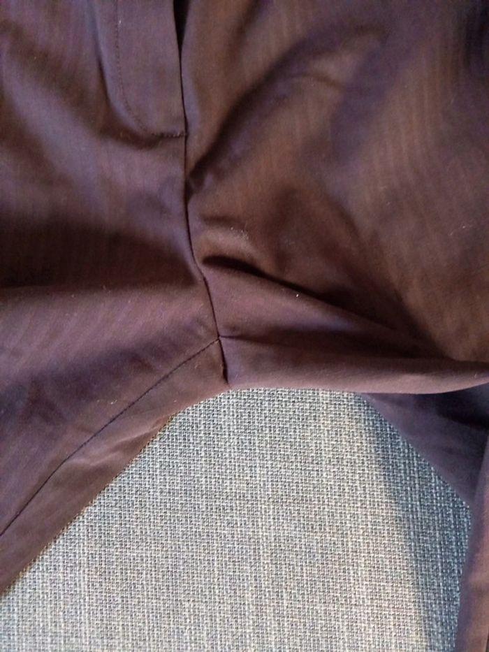 Pantalon droit marron - photo numéro 4