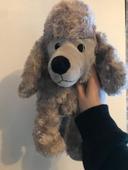 Peluche chien caniche