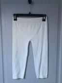 Legging  court taille 36 blanc