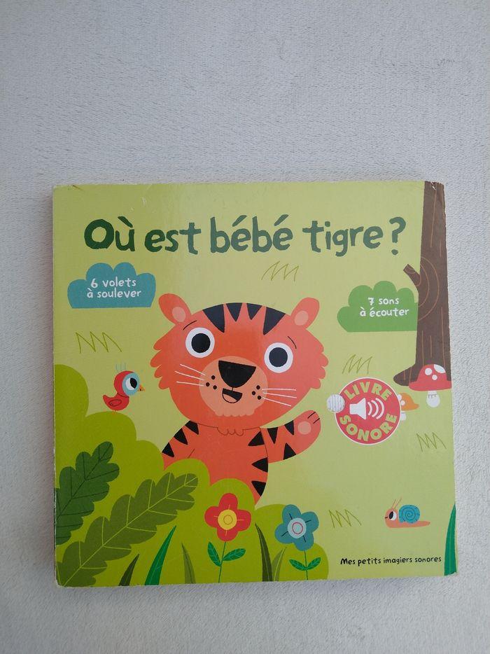 Livre sonore Où est bébé tigre ? Gallimard - photo numéro 2