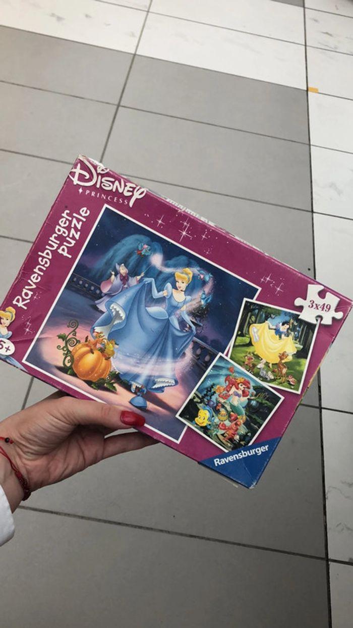 Puzzle x3 disney Princesse - photo numéro 1