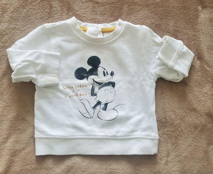 Sweat blanc Mickey DisneyBaby - photo numéro 1