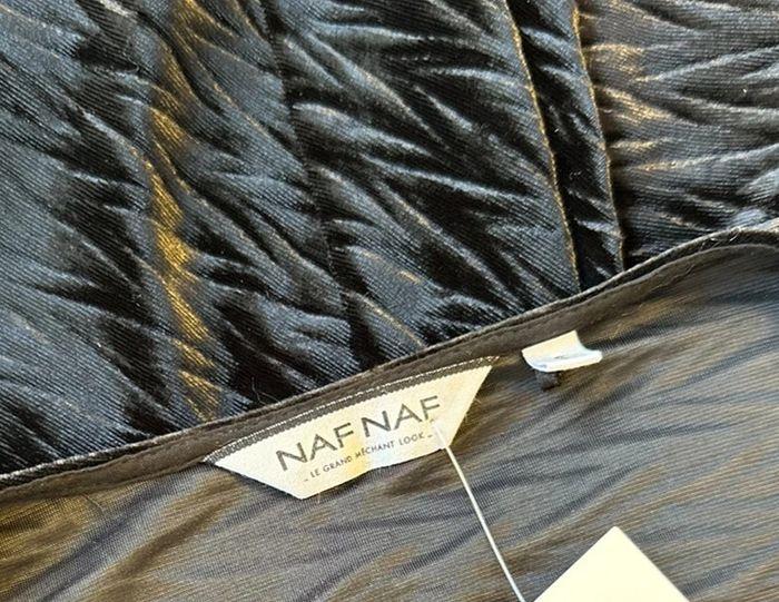 Robe en velours noir, taille 36 - Nafnaf - photo numéro 5