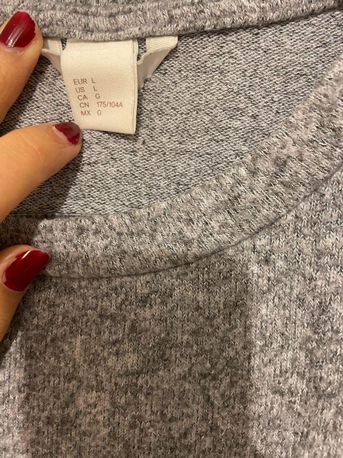 Pull gris H&M - photo numéro 2