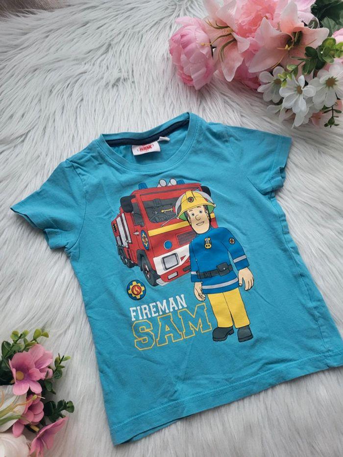 T-shirt sam le pompiers 4ans - photo numéro 1