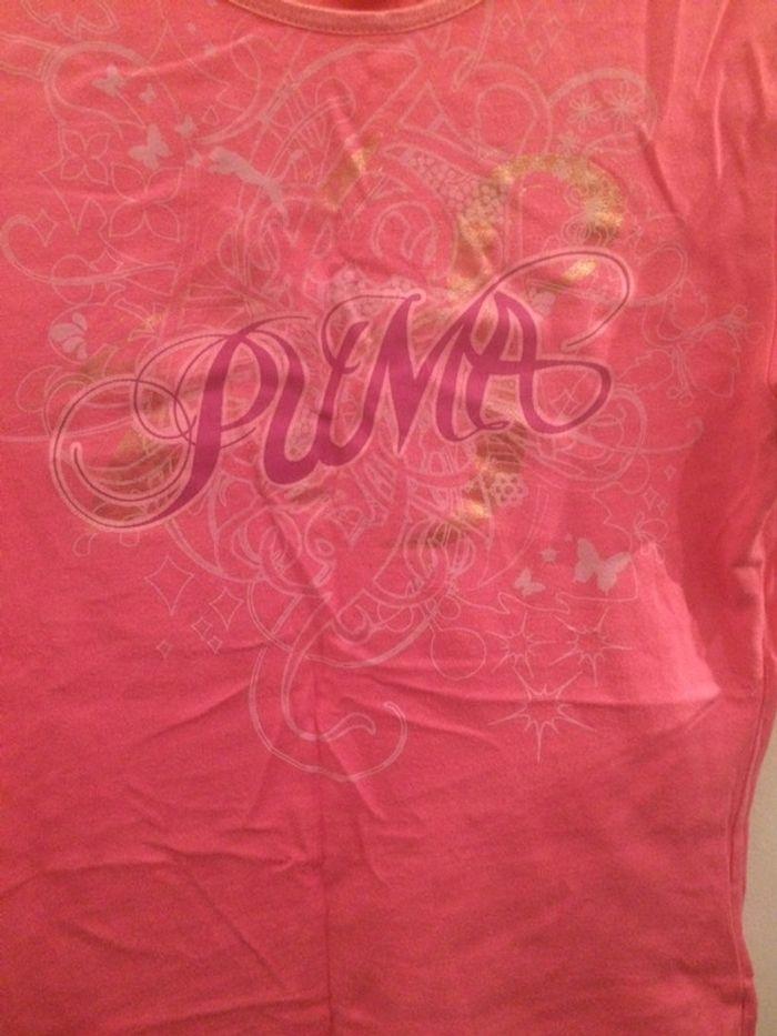 T-shirt rose puma - photo numéro 2