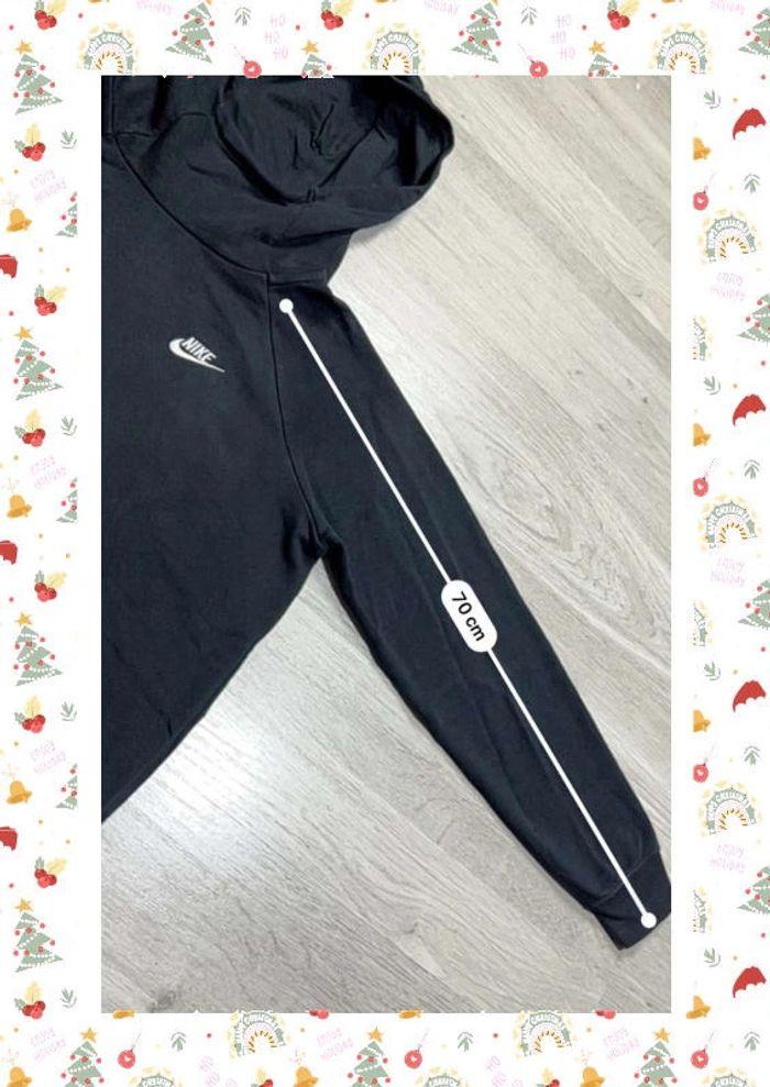 👕 Sweat à capuche Nike logo brodé Noir Taille L 👕 - photo numéro 4