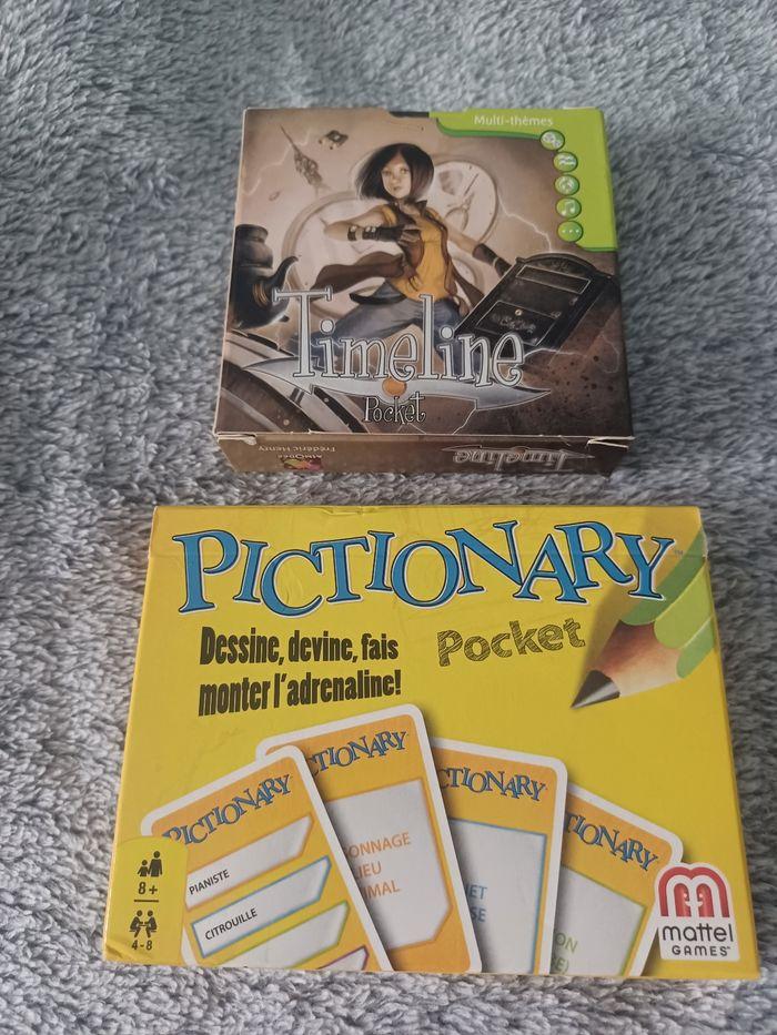 Vend 1 lot de 2 petits jeux de voyage, neuf, sous blister. - photo numéro 1