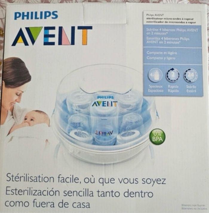 Vend Stérilisateur Philips Avent avec 3 biberons - photo numéro 3