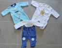 Lot de 3 pyjamas bébés 1 mois