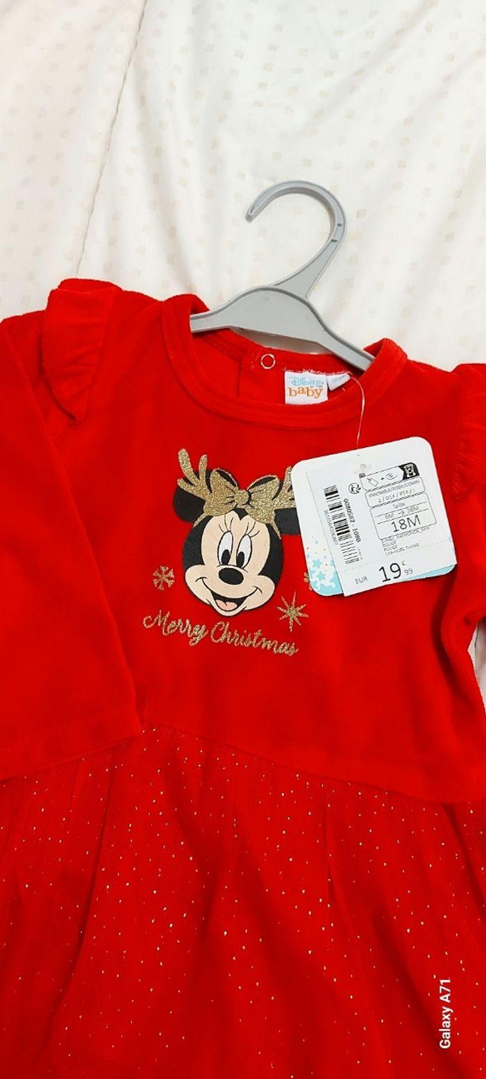 Robe neuve bébé fille Minnie NOËL - photo numéro 1