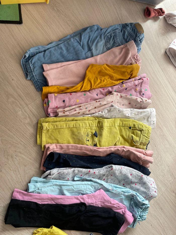 Lot pantalon/legging/short/jupe - photo numéro 2