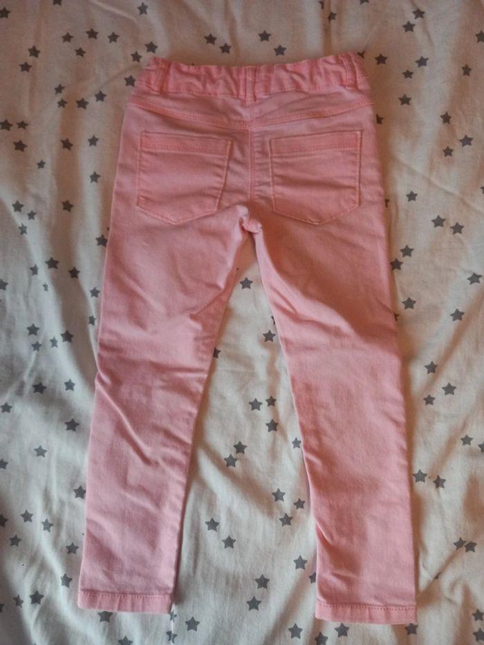 Pantalon jean rose Vertbaudet 5 ans - photo numéro 4