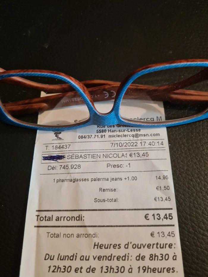 Lunettes de vues de pharmacie neuves. - photo numéro 1