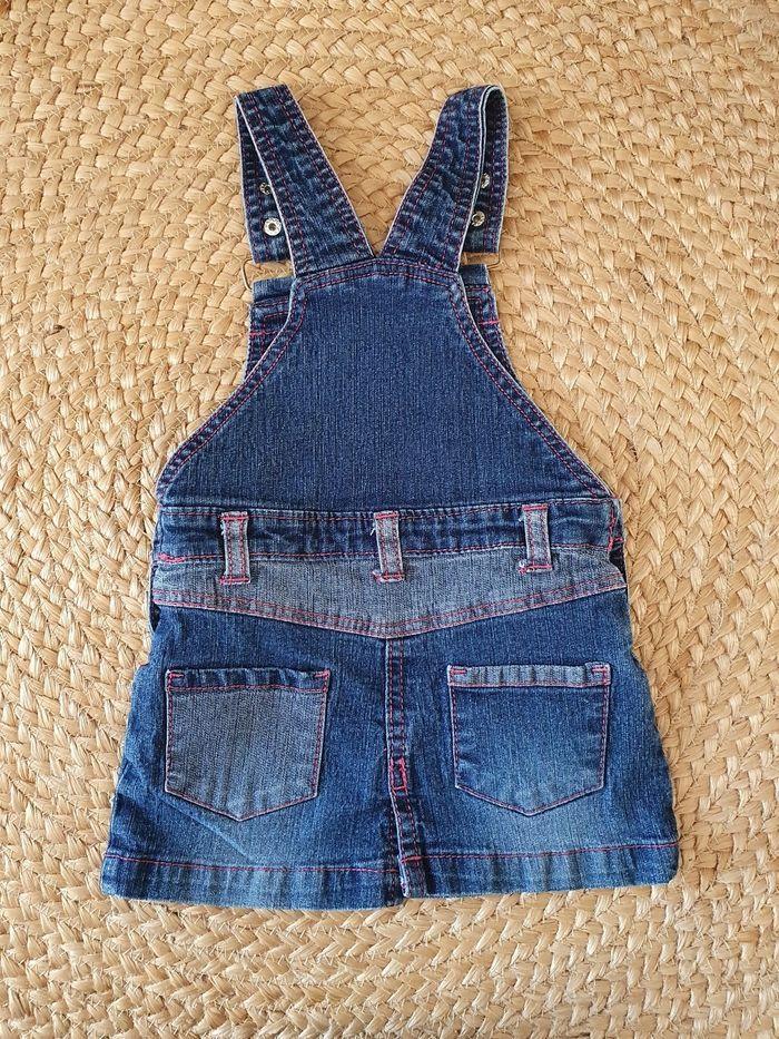 Robe salopette en jean 12M - photo numéro 2