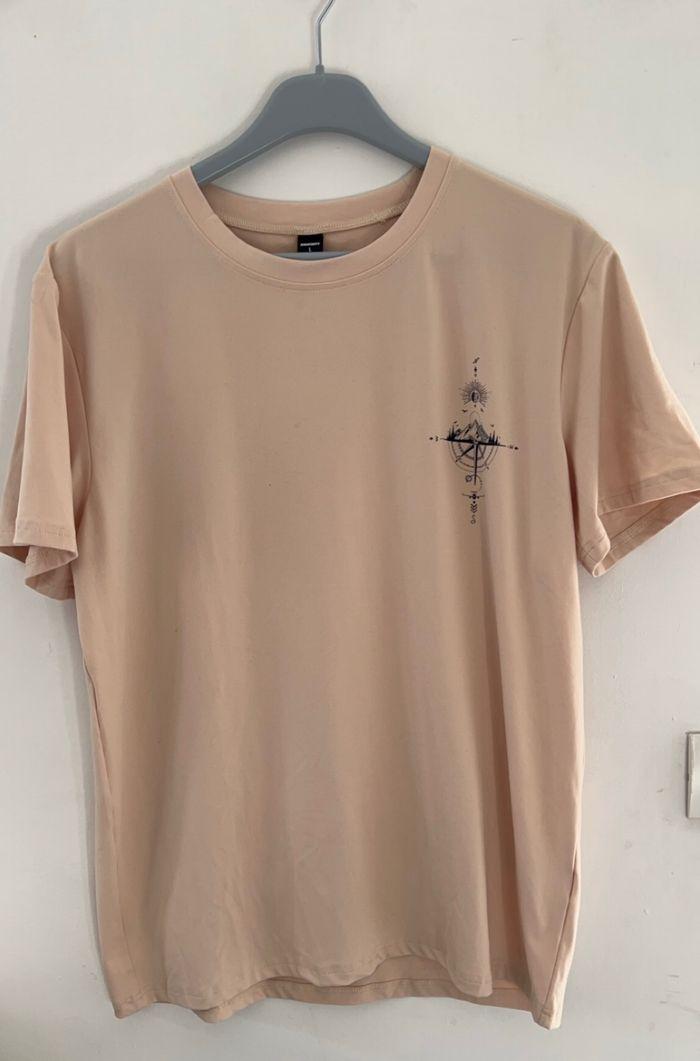 T shirt Manfinity Beige Neuf ! - photo numéro 1